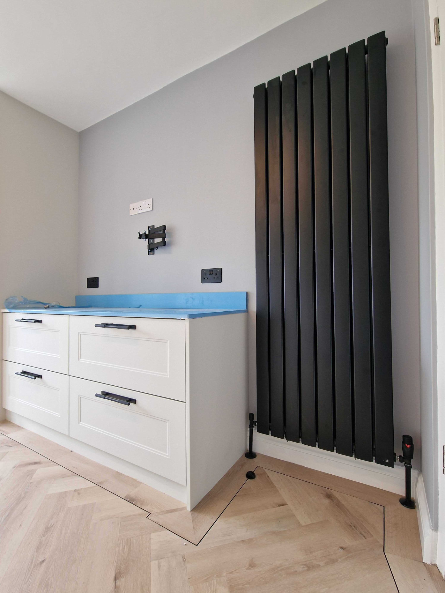 New radiator and valves carried out by Georgio's in Hockley