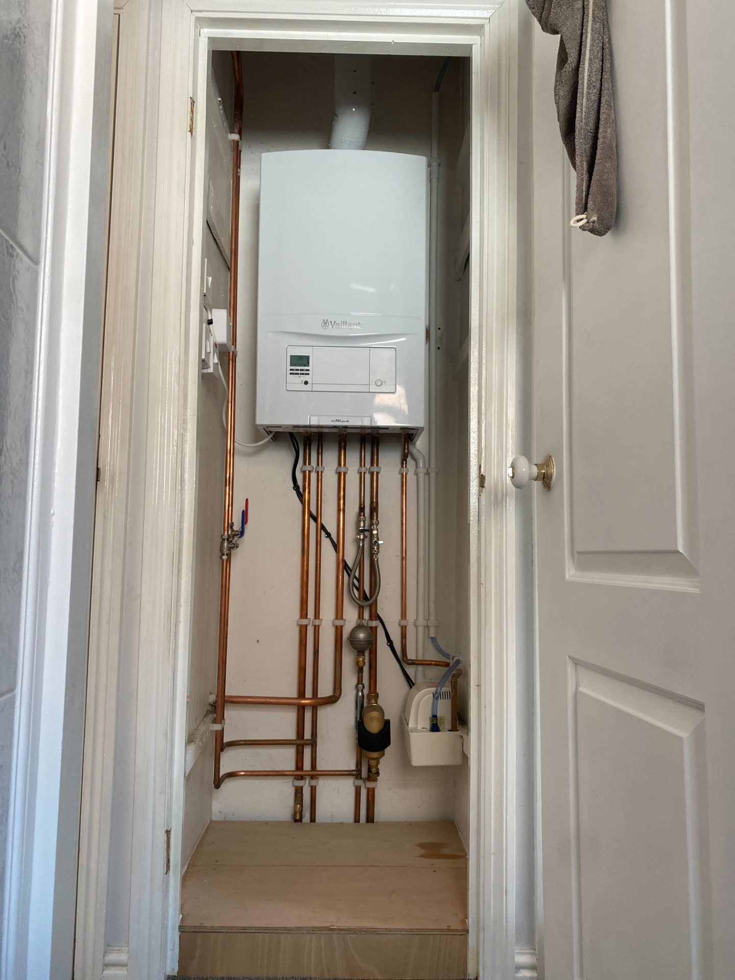 Tidied loft pipework carried out by Georgio's in Westcliff-on-Sea