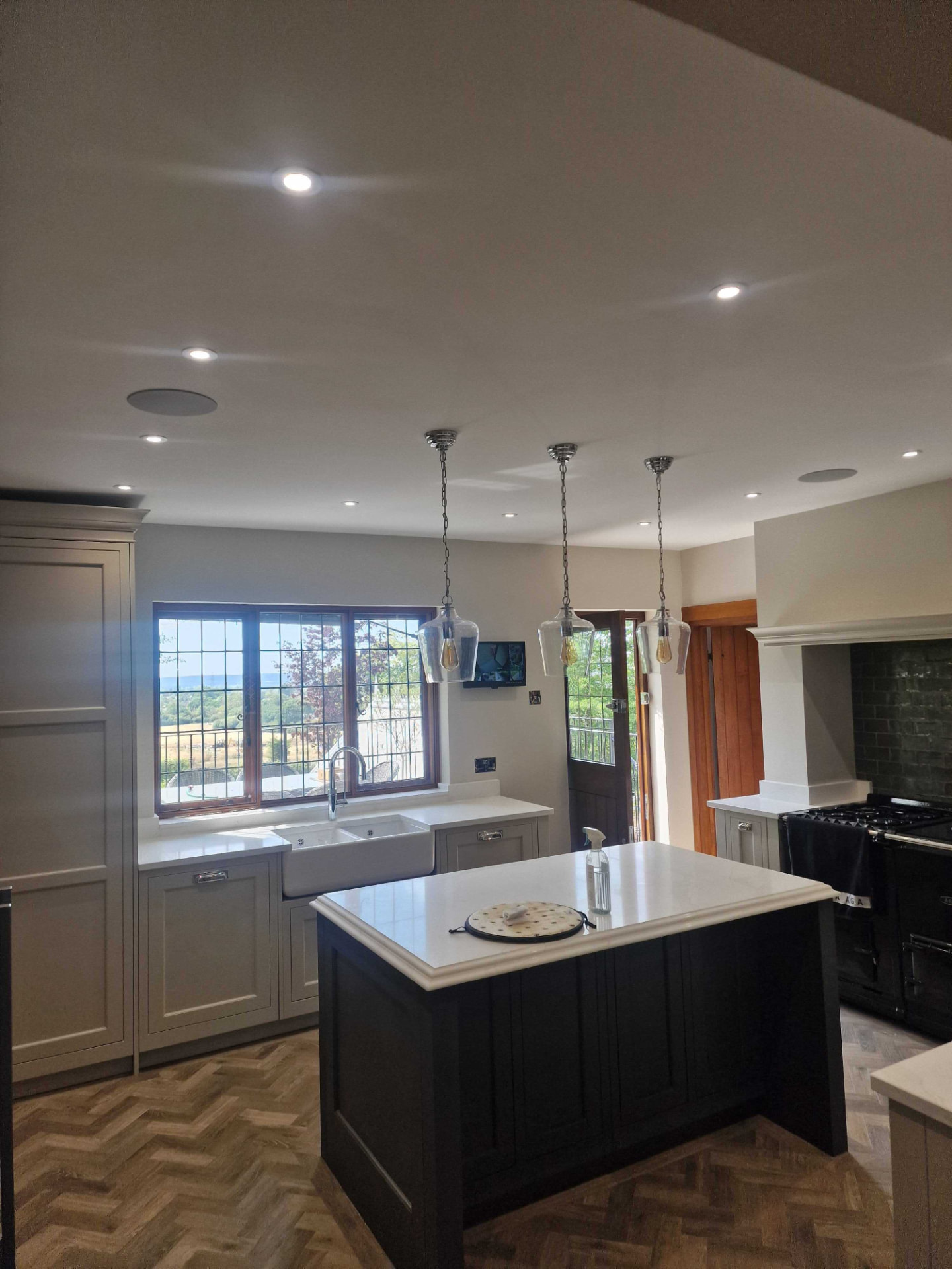 Kitchen downlights carried out by Georgio's in Benfleet