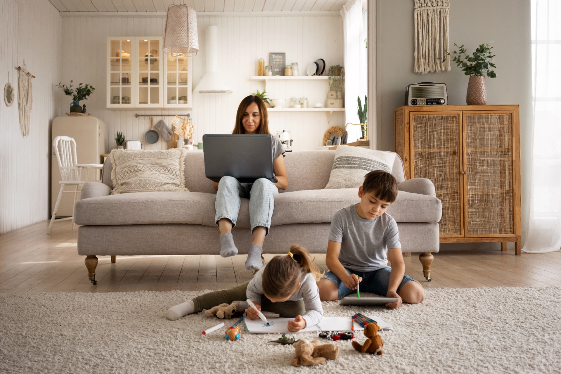 Warm, comfortable family home heated by a Georgio's boiler installation in Essex