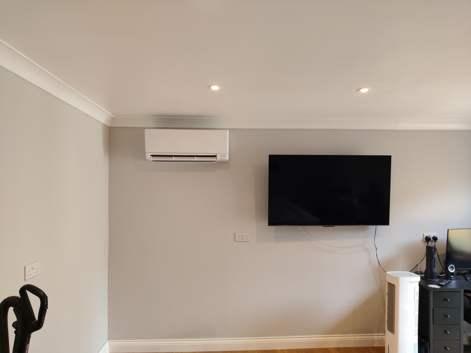 Air conditioning unit installed in a living room in South Essex