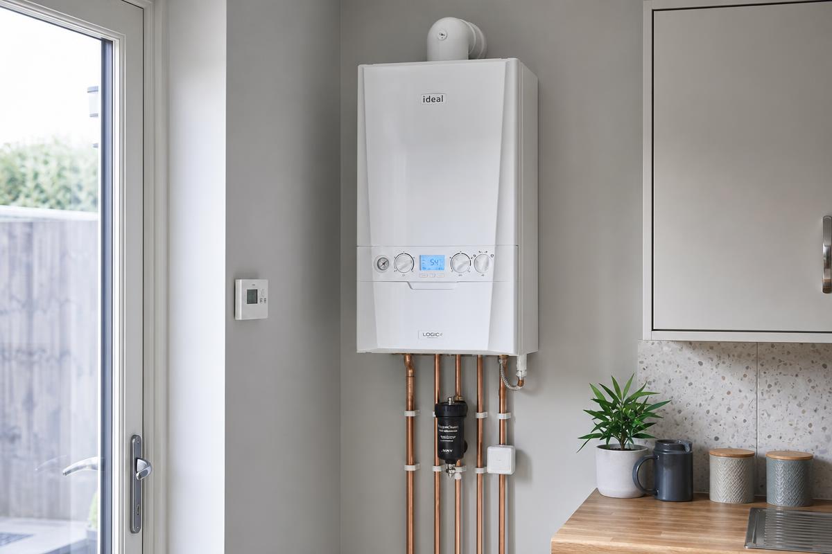 New combi boiler installed by Georgio's Gas Safe engineers