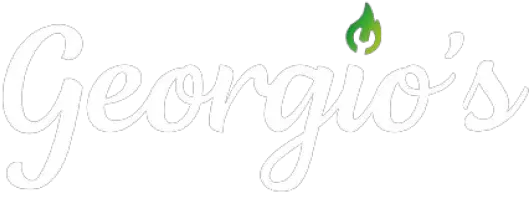 White Georgio's logo with transparent background