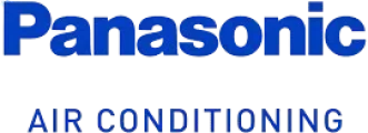 Panasonic Air Conditioning Logo with a transparent background